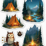Camping & Adventure - Sticker Sheet v1